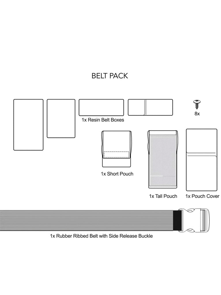 STAR WARS:  First Order™ Stormtrooper Armor - Belt Box Parts