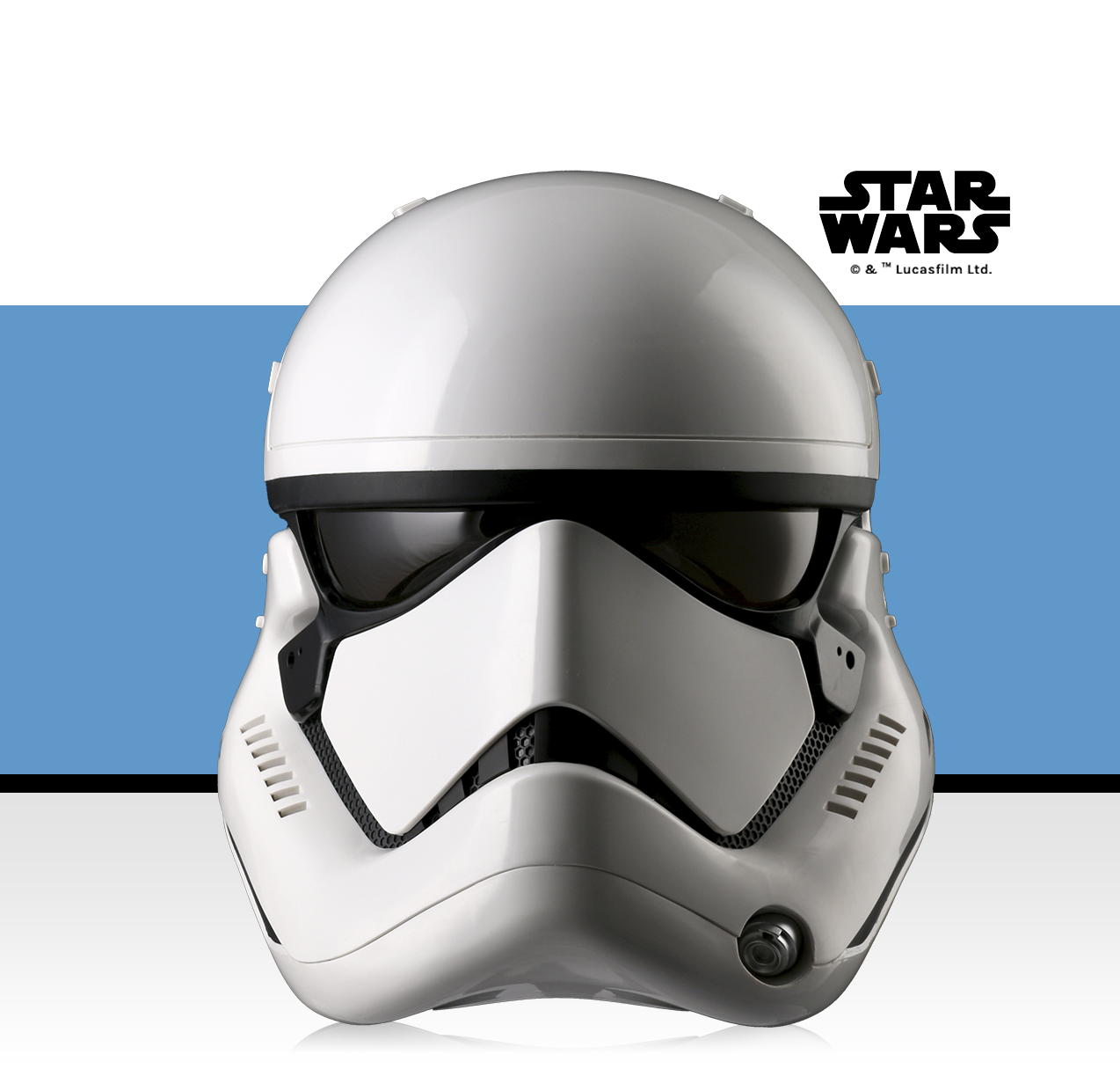 <i><strong>STAR WARS: THE LAST JEDI™<strong></strong></strong></i> <br>FIRST ORDER™ STORMTROOPER™<br><sub>HELMET ACCESSORY</sub>